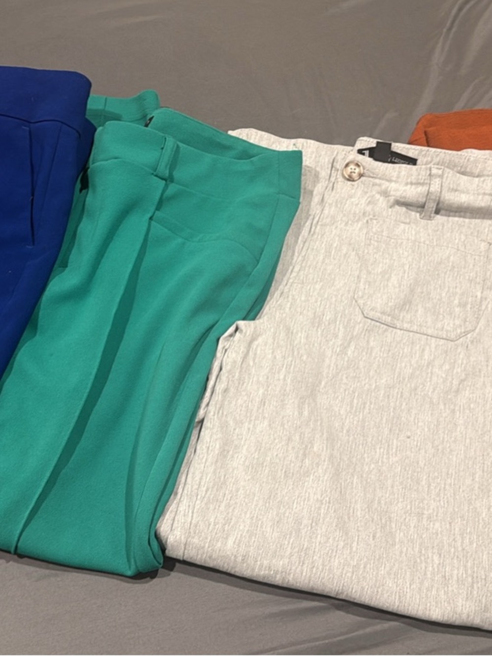 LOFT Teal Tailored Trousers